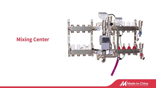 Heating Manifold Pump System for Water Pipe Underfloor Heating Mixing Water System 