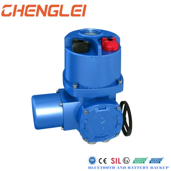 Motorized High Frequency Mini Thermal Protection 1/4 Turn Electric Valve Actuator for Butterfly Valve 