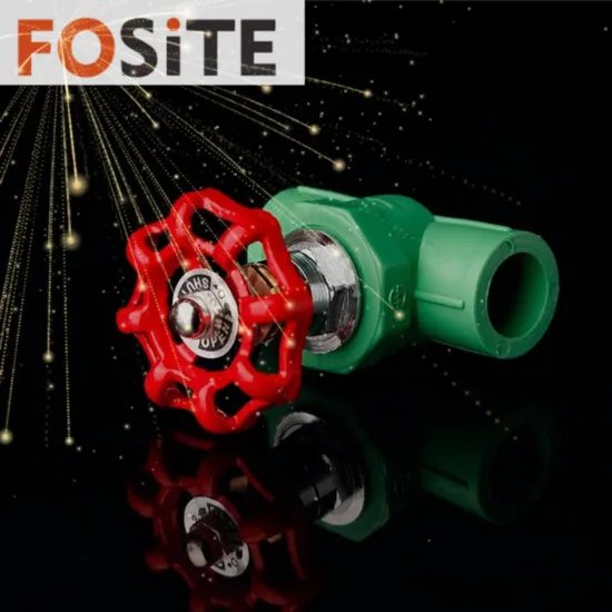 Fosite PPR Thermostatic Radiator Valve Brass 1/2 Inch 3/4 Inch PPR Angel Radiator Valve 