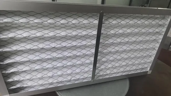 Customize Aluminium Frame Prefilters for Industrial Applications 