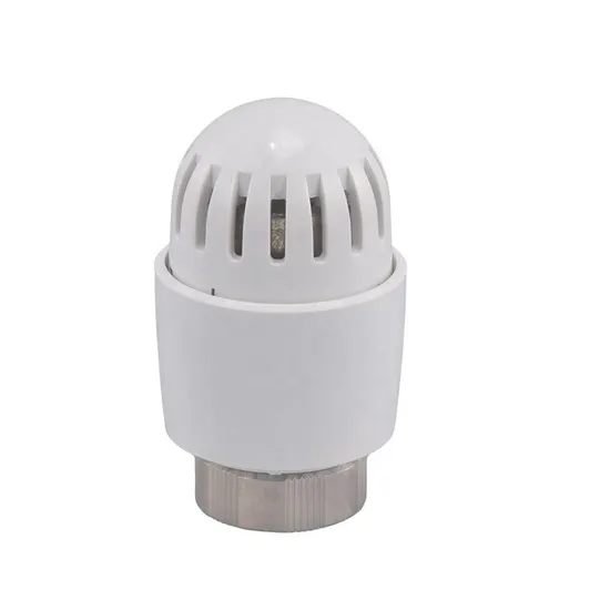 Brass Angled Nickel Plated Heating Radiators Valves Thermostatic Radiator Valve Head 