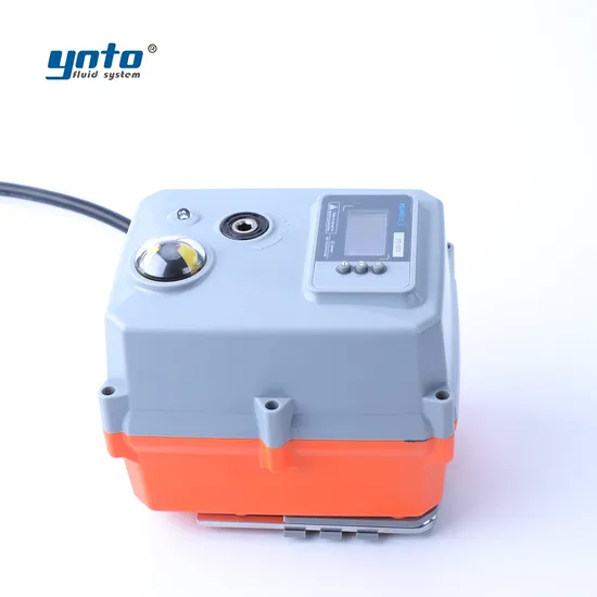 Part 3 Way Ynto Multi Turn Thermal Rack and Pinion Bernard Controls Electric Actuator Control Valve 