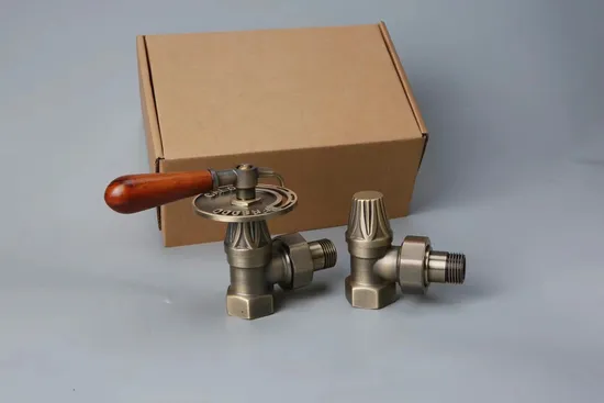 Traditional Classical Manual Antique Brass Radiator Valve 