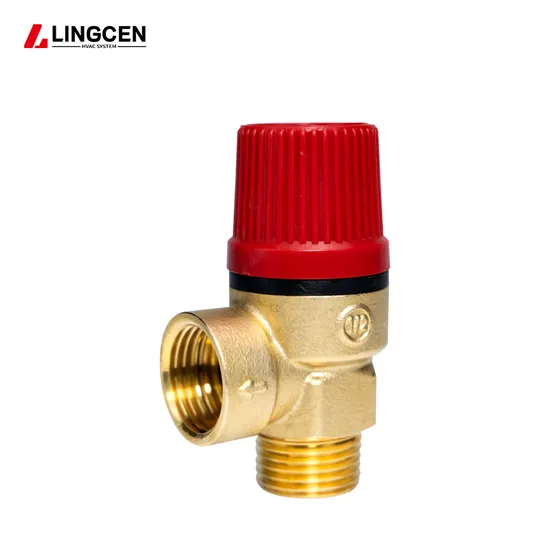 Plumbing Fittings Pressure Relief Brass Safety Boiler Room Valve 