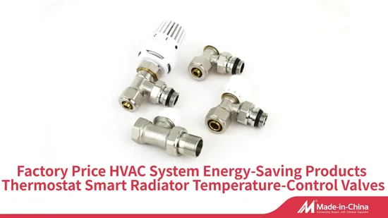 Customised Nickel Forged Brass Radiator Heater Radiator Valve with Plastic Handle 