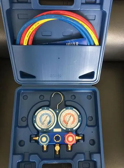 Air Condition Accessories Refrigeration Accessories with Charging Hose Manifold Pressure Gauge