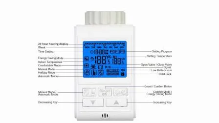 Wireless Thermostatic Radiator Valve for Room Radiator 