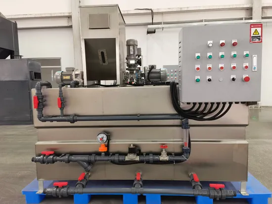Automatic Chemical Polymer Powder Water Storage Tank Chlorine Flocculant Mixing and Dosing System for Wastewater Treatment 