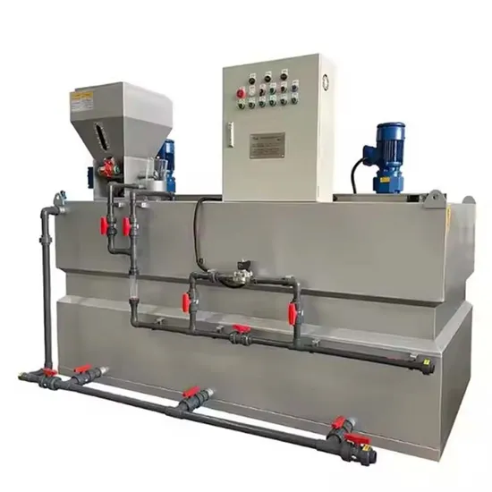 Waste Water Treatment Plant Polymer Powder Mixing Tank Equipment Dosing Machine Flocculant Polymer Preparation Unit System 