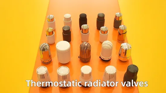 New Style White Waterproof Heating System Thermostatic Head UK Radiator Valve Head 