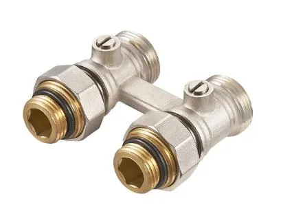 OEM Central Trv Angled Brass H Radiator Thermostatic Valve 