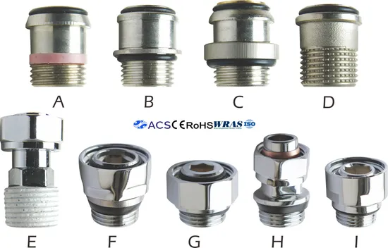 Brass Connectors for Thermostatic Radiator Valves 