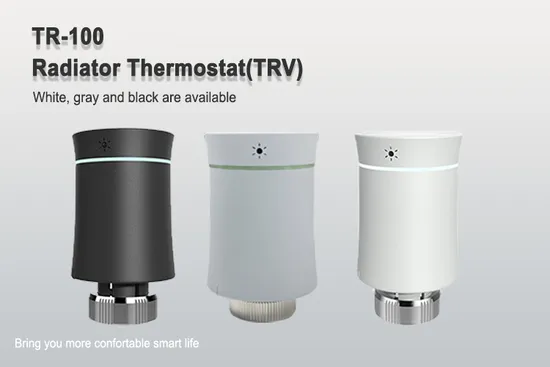 Alexa Programmable Smart Zigbee WiFi Tuya Trv Automatic LED Display Thermostatic Radiator Valve
