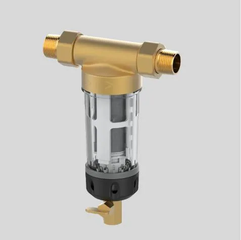 40 Microns Whole House Rotating Sediment Water Filter Reusable Protector Brass Water Prefilter 