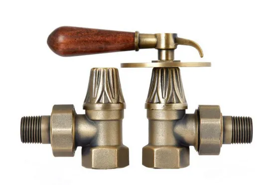 Antique Brass Classical Thermostatic Radiator Valve for Cast Iron Radiator 