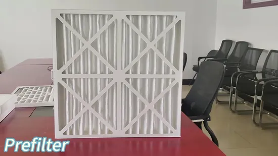 G4 Cardboard Frame Disposable Prefilter for HVAC Systems 