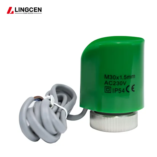 Best Seller Normally Opened HVAC Actuator 230V Electric Thermal Actuator 
