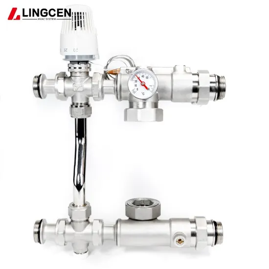 Manufacture Supply Water Mixing Pump Mix Kit Manifolds for Underfloor Heating System 