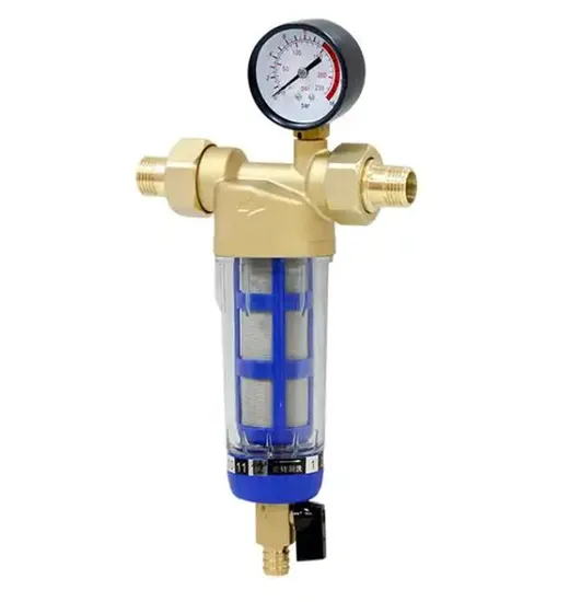 Hot Sales Brass Material Outdoor Heavy Metal Removal Whole House Water Prefilter Housing with Cartridge 