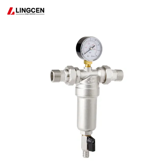 Water Prefilter with Water Pressure Gauge 