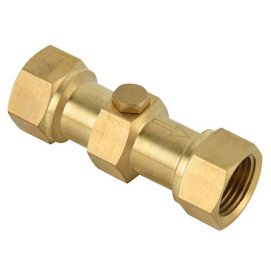 OEM Pollution Brass Control Check Valve with 2 Drains Radiator China Supplier 