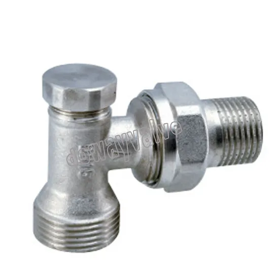 Dw15 Angle Type Manual Brass Thermostatic Radiator Valve 