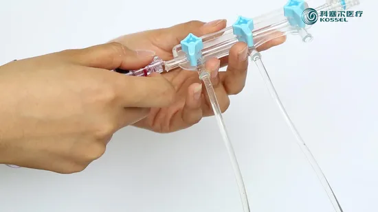 High Pressure Disposable Interventional Accessories 3 Port Medical Manifold