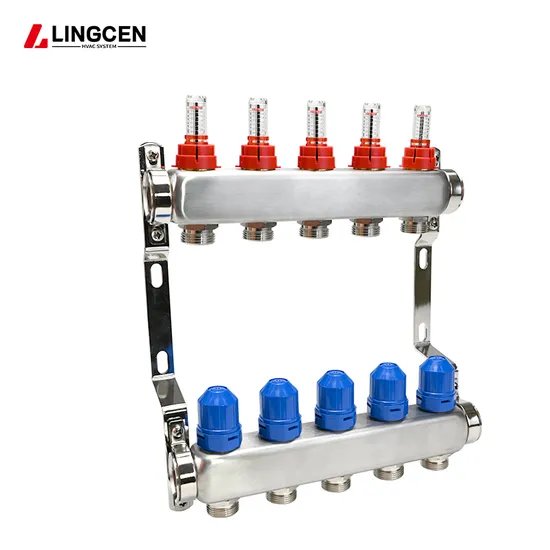 Brass Automatic Air Vent Pressure Relief Drain Valve Manifold Accessories Floor Heating 
