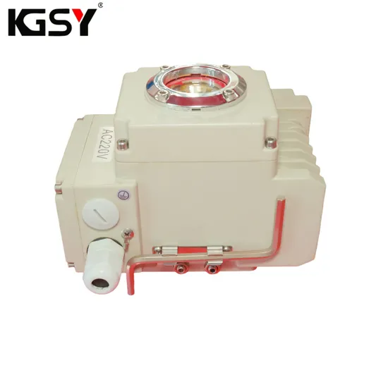 Wholesale 30nm 50nm Motorised Valve Actuator AC12, AC24V, AC110V, AC220V, AC380V, DC12V DC24V 90 Degree Electric Actuator 